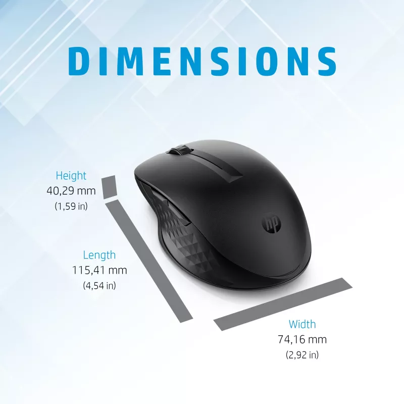 Hiir HP 435 Multi-Device Wireless RF Wireless + Bluetooth