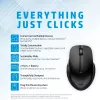 Hiir HP 435 Multi-Device Wireless RF Wireless + Bluetooth