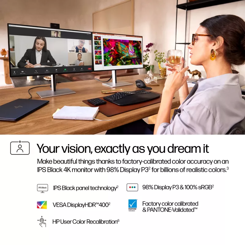 HP Series 7 Pro 27-tolline 4K konverentsimonitor - 727pm