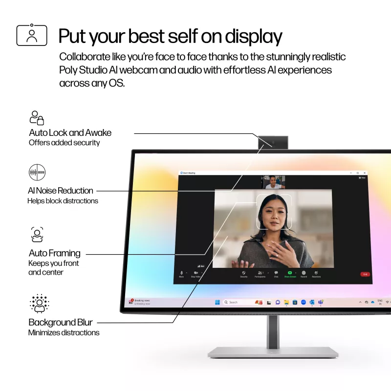 HP Series 7 Pro 27-tolline 4K konverentsimonitor - 727pm