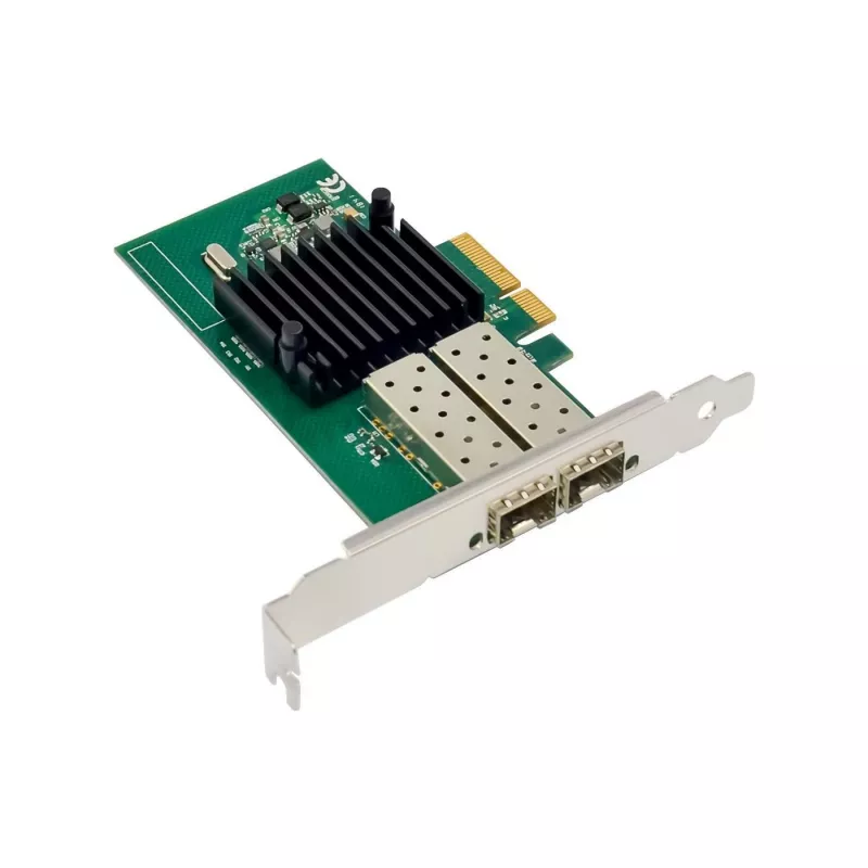 PCIe x4 võrguadapter MicroConnect MC-PCIEX4-I350-F2 Intel I350 kiibistikuga, kahe pordiga