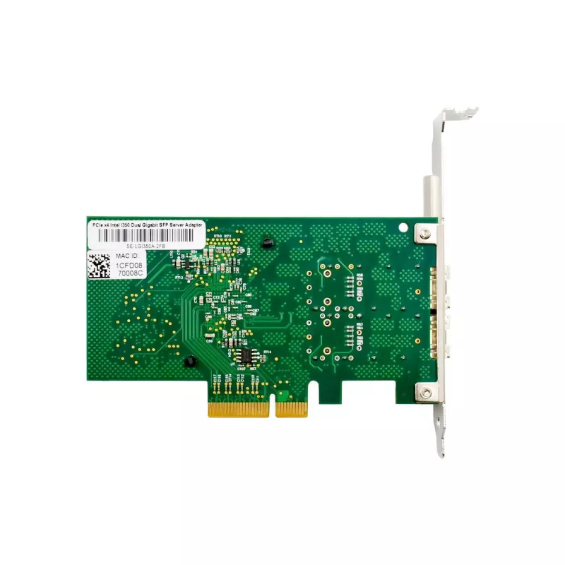 PCIe x4 võrguadapter MicroConnect MC-PCIEX4-I350-F2 Intel I350 kiibistikuga, kahe pordiga