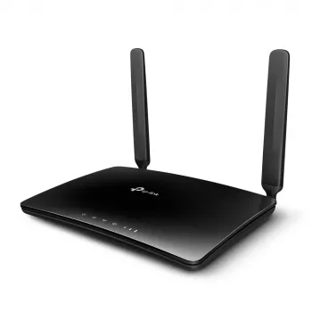 TP-Link Archer AC1200 traadita kaheribaline 4G LTE ruuter, Wi-Fi 5 (802.11ac), kaheribaline (2,4 GHz / 5 GHz), Ethernet LAN, 3G, must, lauaruuter