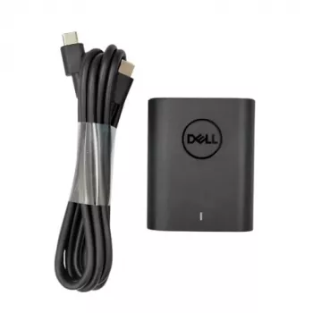 Toiteadapter/muundur Dell DCWV3 60 W, 100–240 V sisend, 1 m kaabel, must