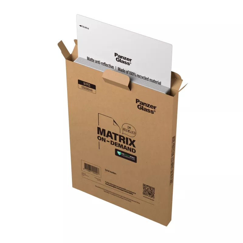PanzerGlass ® ECO Matt Anti-Reflective Valmistatud 100% Taaskasutatud Materjalist Nutitelefonile (10 tk.)