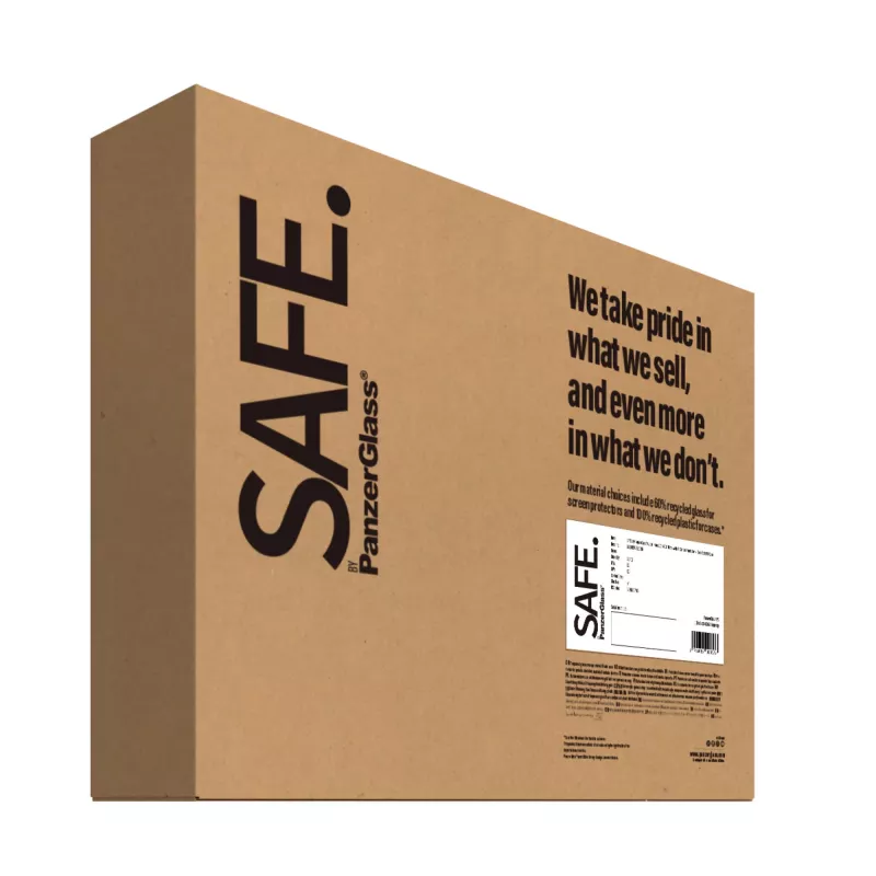 Läbipaistva ekraanikaitse komplekt PanzerGlass SAFE. by ® iPhone 16-le — karastatud klaas + PET + silikoon, läbipaistev, 50 tk