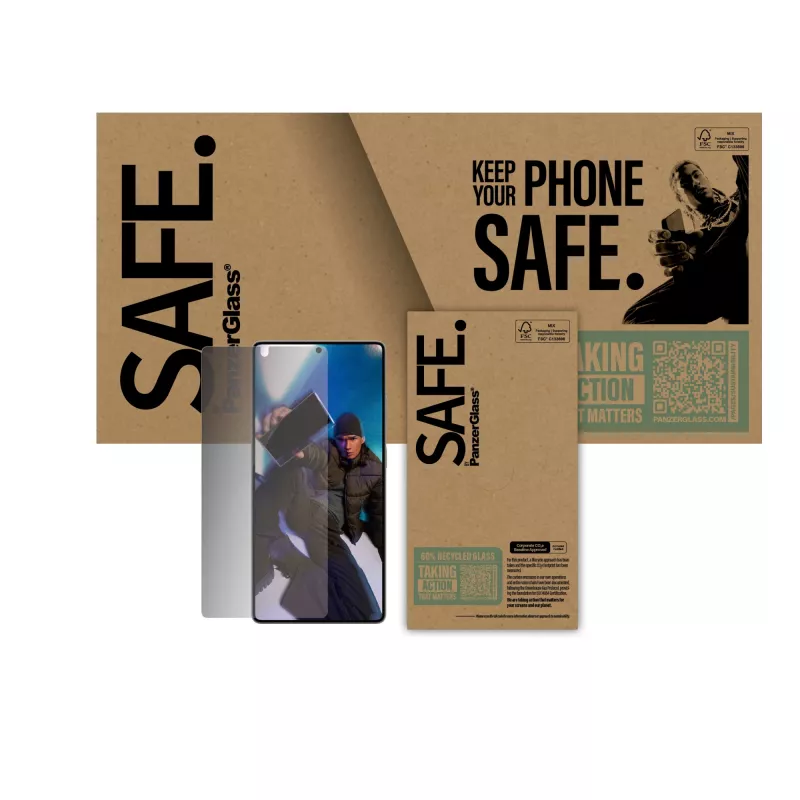 PanzerGlass SAFE. by ® privaatsusekraanikaitse Samsung Galaxy S25 Ultra | ülilai liibuvus
