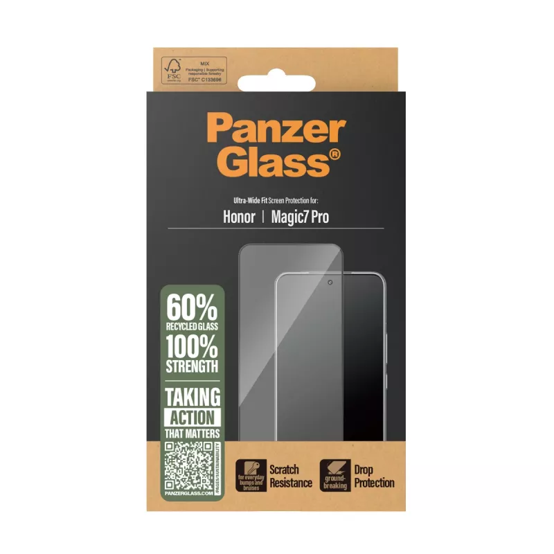 PanzerGlass ® ekraanikaitse Honor Magic7 Pro | ülilai liibuvus