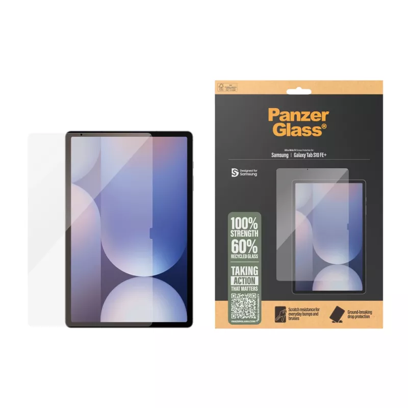PanzerGlass ® ekraanikaitse Samsung Galaxy Tab S10 FE+ | Ultra-Wide Fit