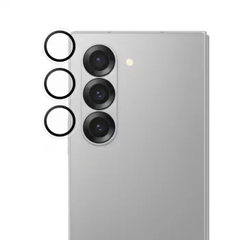 Kaamera objektiivi kaitse PanzerGlass Hoops läbipaistev Samsung Galaxy Z Fold7 jaoks (karastatud klaas, silikoon)