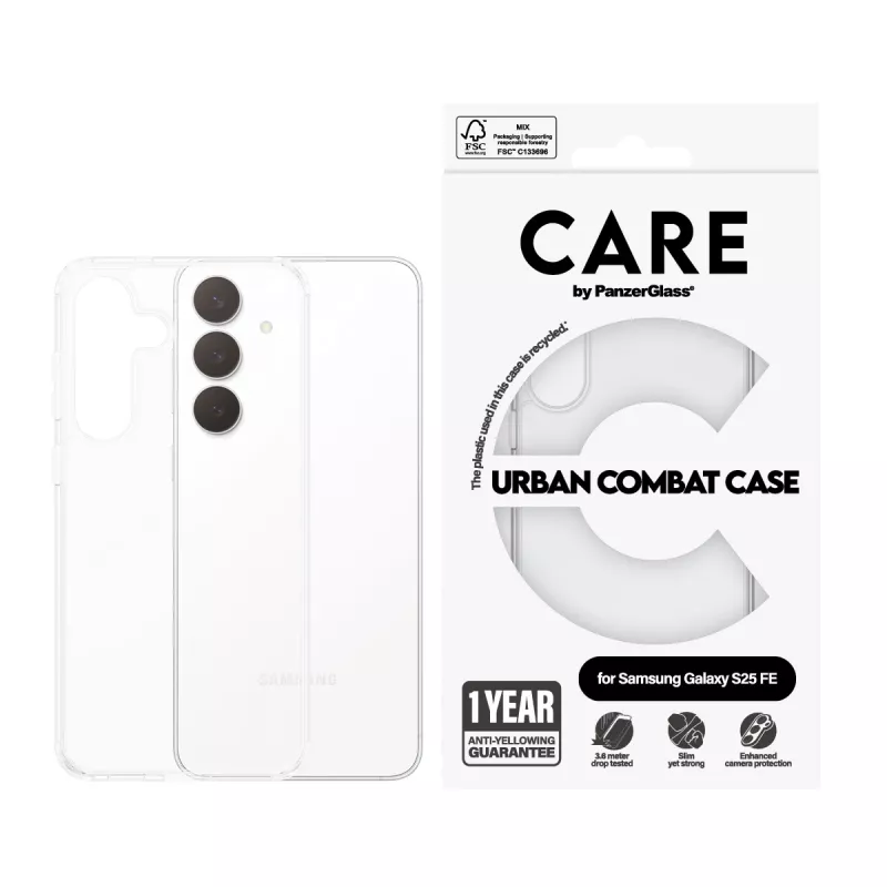 PanzerGlass CARE™ by ® Urban Combat ümbris Samsung Galaxy S25 FE 5G