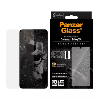 PanzerGlass ® keraamiline ekraanikaitse Samsung Galaxy S26 | ülilai sobivus EasyAligneriga