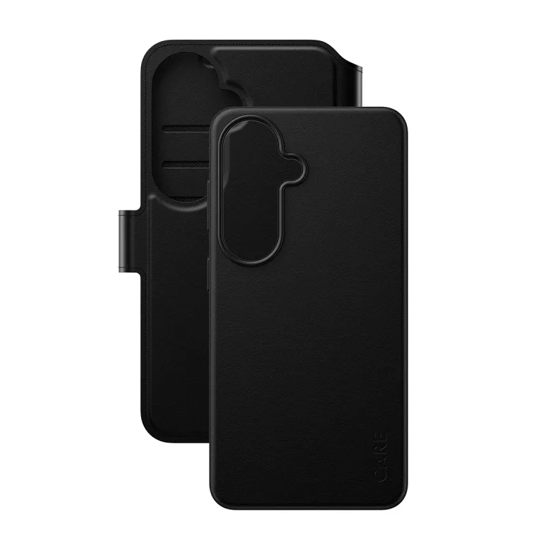 PanzerGlass CARE 2-in-1 rahakotist ümbris Qi-ga Samsung Galaxy S26 jaoks, läbipaistev kate