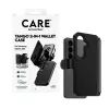 PanzerGlass CARE 2-in-1 rahakotist ümbris Qi-ga Samsung Galaxy S26 jaoks, läbipaistev kate
