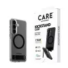 PanzerGlass CARE™ by ® läbipaistev musta tugijala ja Qi-toega ümbris Samsung Galaxy S26+ jaoks