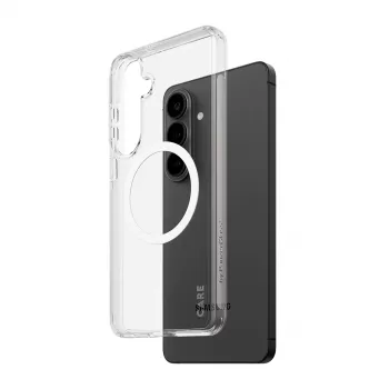 Kaitseümbris PanzerGlass CARE Urban Explorer ümbris Samsung Galaxy S26+ jaoks — läbipaistev, valge Qi-ühilduv