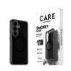 Kaitsev telefoniümbris PanzerGlass CARE™ Smokey Case koos Must Qi-ga Samsung Galaxy S26-le