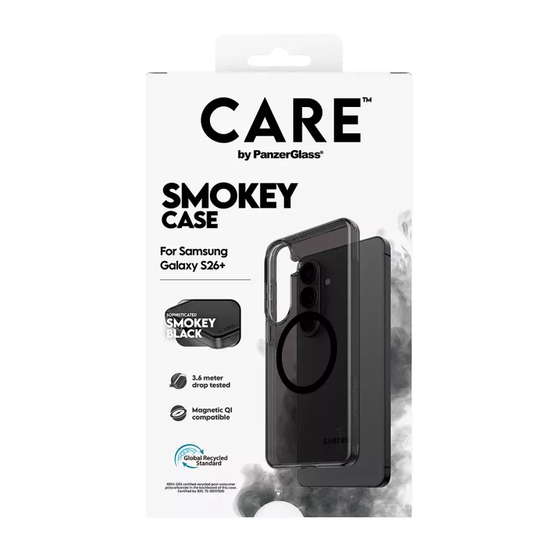 PanzerGlass CARE™ by ® Urban Explorer Case Smokey w. Must Qi Samsung Galaxy S26+