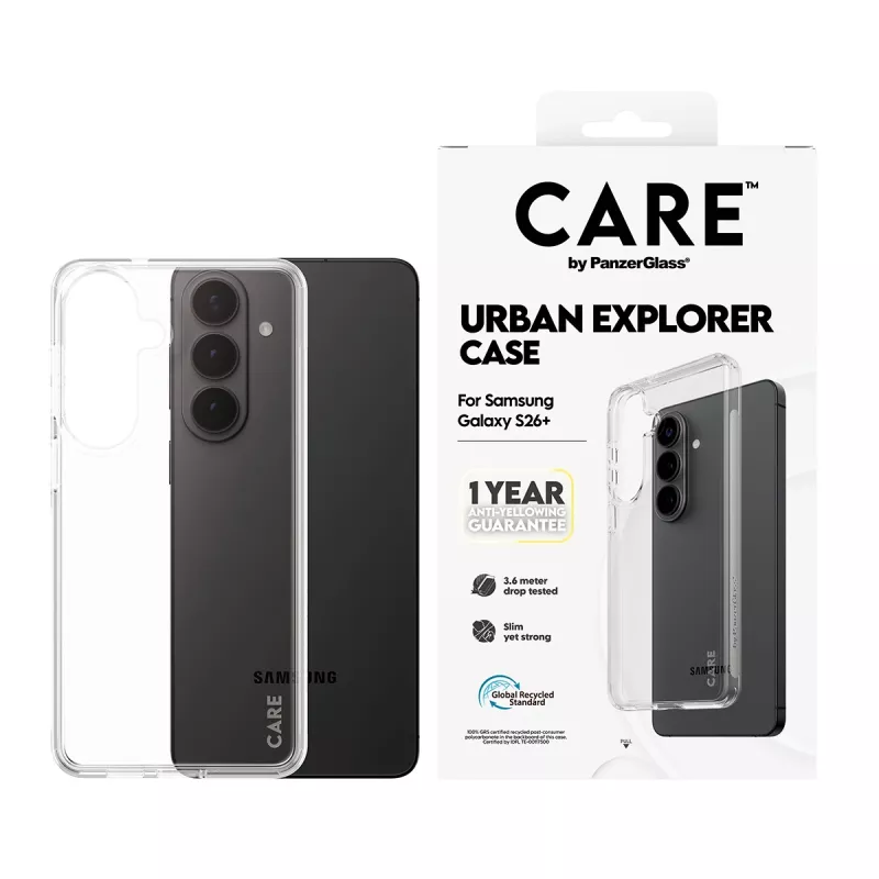 PanzerGlass CARE™ by ® Urban Explorer Case Läbipaistev Samsung Galaxy S26+