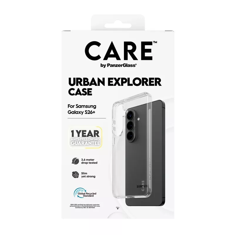 PanzerGlass CARE™ by ® Urban Explorer Case Läbipaistev Samsung Galaxy S26+