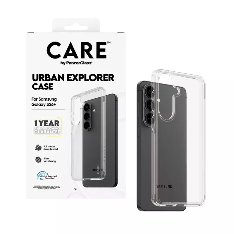 PanzerGlass CARE™ by ® Urban Explorer Case Läbipaistev Samsung Galaxy S26+
