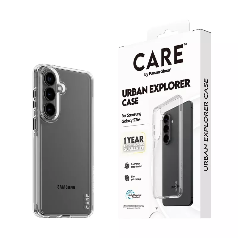 PanzerGlass CARE™ by ® Urban Explorer Case Läbipaistev Samsung Galaxy S26+