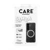 Kaitsev telefonikott PanzerGlass CARE Samba läbipaistev valge Qi-ga Samsung Galaxy S26-le