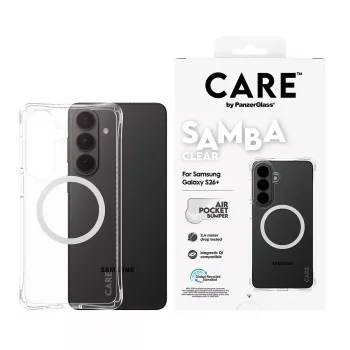 PanzerGlass CARE™ by ® Samba Case Läbipaistev Valge Qi Samsung Galaxy S26+