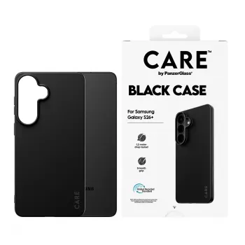 TPU ümbris Samsung Galaxy S26+ jaoks, PanzerGlass CARE™ — must