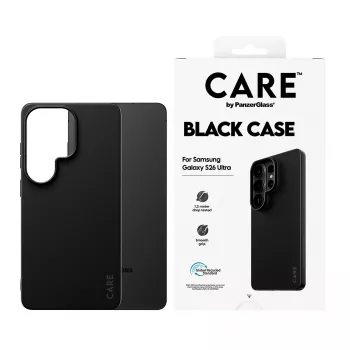 TPU-ümbris PanzerGlass CARE™ Samsung Galaxy S26 Ultra jaoks — Must