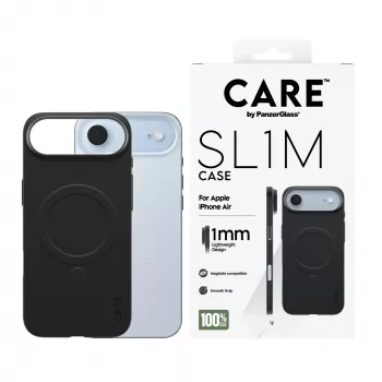 Kaitserüü PanzerGlass CARE SL1M MagSafe'iga Apple iPhone Airile, Must