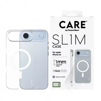 PanzerGlass CARE SL1M ümbris läbipaistev MagSafe'iga Apple iPhone Airile