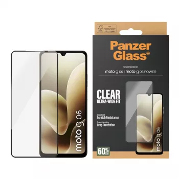 PanzerGlass ® ekraanikaitse Motorola Moto G06 | Moto G06 POWER | Ultra-Wide Fit