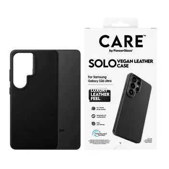 PanzerGlass CARE Solo kate ümbris Samsung Galaxy S26 Ultra jaoks, must, Qi-ühilduv
