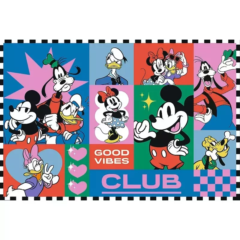 Pusle TREFL Puzzle 2x200 tükki “Aeg sõpradega Miki Donald” — 2 puslet, igaühes 200 tk