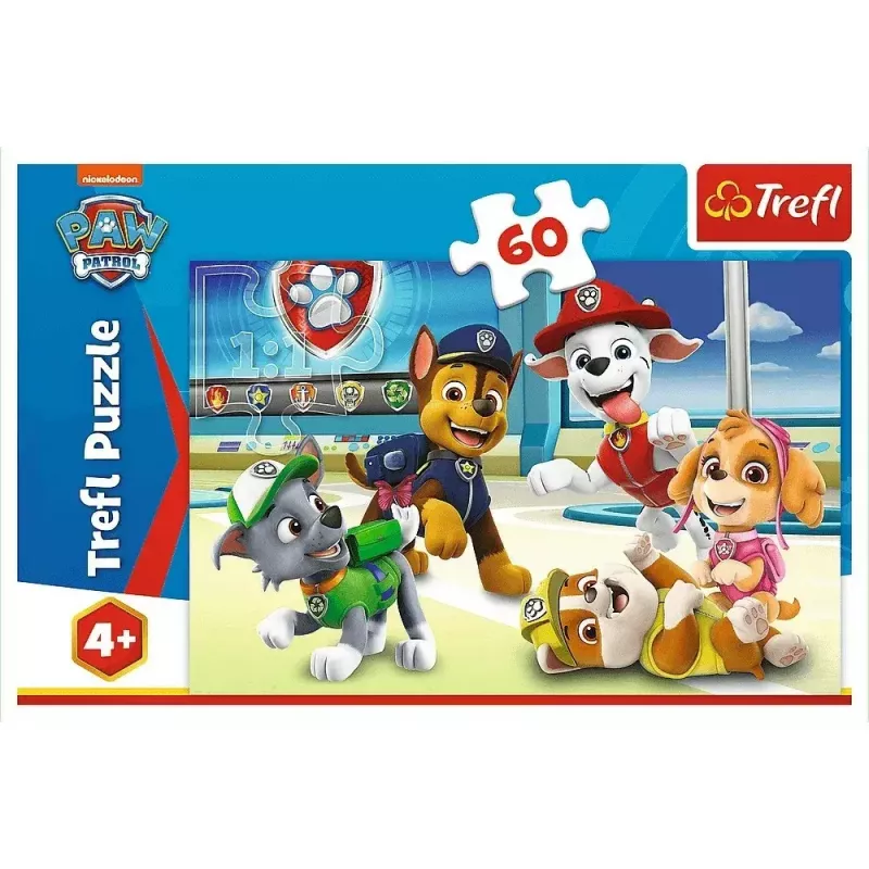 Pusle TREFL Paw Patrol — 60 tükki, laste pusle, papist tükid