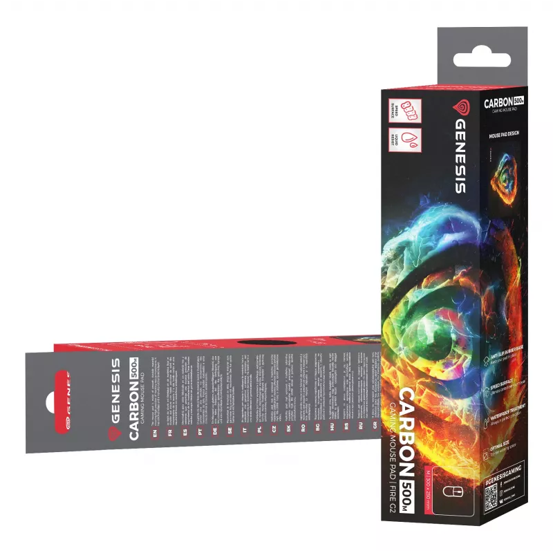 GENESIS Carbon 500 M Fire G2 mängurihiirematt Mitmevärviline