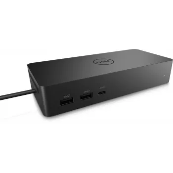 DELL Universal Dock - UD22, dokkimisjaam, USB 3.2 Gen 2 (3.1 Gen 2) USB-C, 96 W, 10,100,1000 Mbit/s, must, 5120 x 2880 pikslit