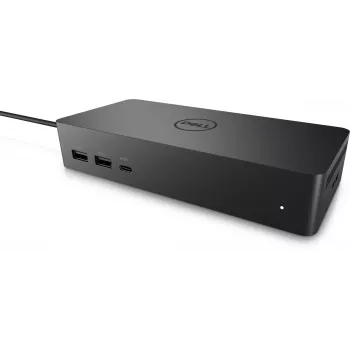 DELL Universal Dock - UD22, dokkimisjaam, USB 3.2 Gen 2 (3.1 Gen 2) USB-C, 96 W, 10,100,1000 Mbit/s, must, 5120 x 2880 pikslit