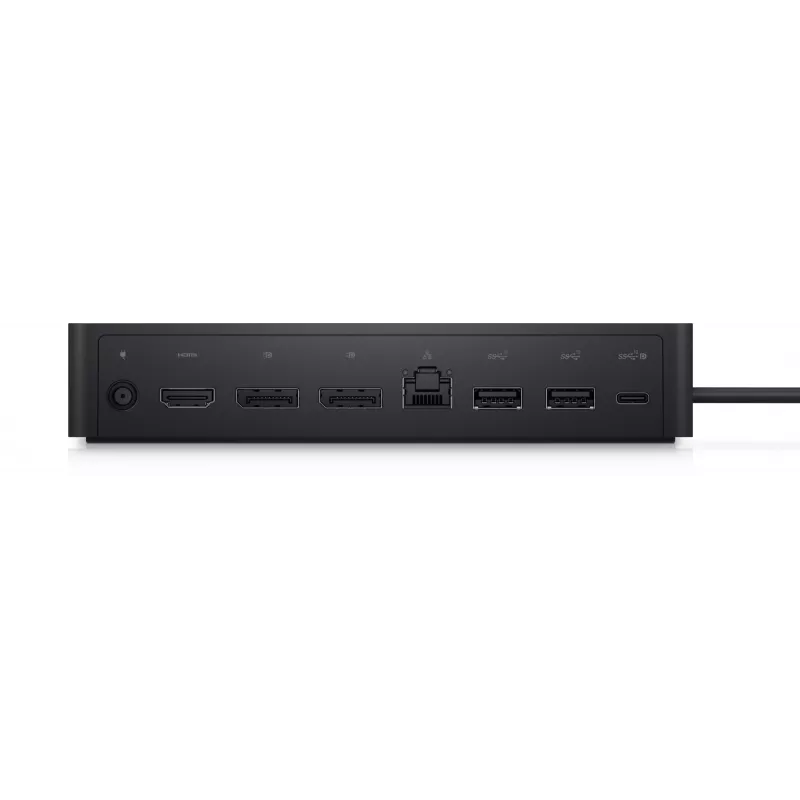 DELL Universal Dock - UD22, dokkimisjaam, USB 3.2 Gen 2 (3.1 Gen 2) USB-C, 96 W, 10,100,1000 Mbit/s, must, 5120 x 2880 pikslit