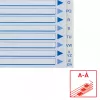 Esselte 100149 registriindeks Polüpropüleen (PP) Valge