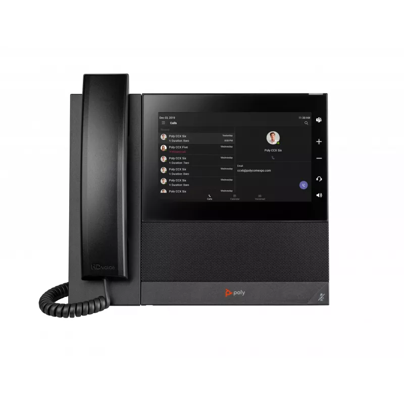 HP Poly CCX 600 äriklassi meediatelefon Microsoft Teamsile ja PoE-toega
