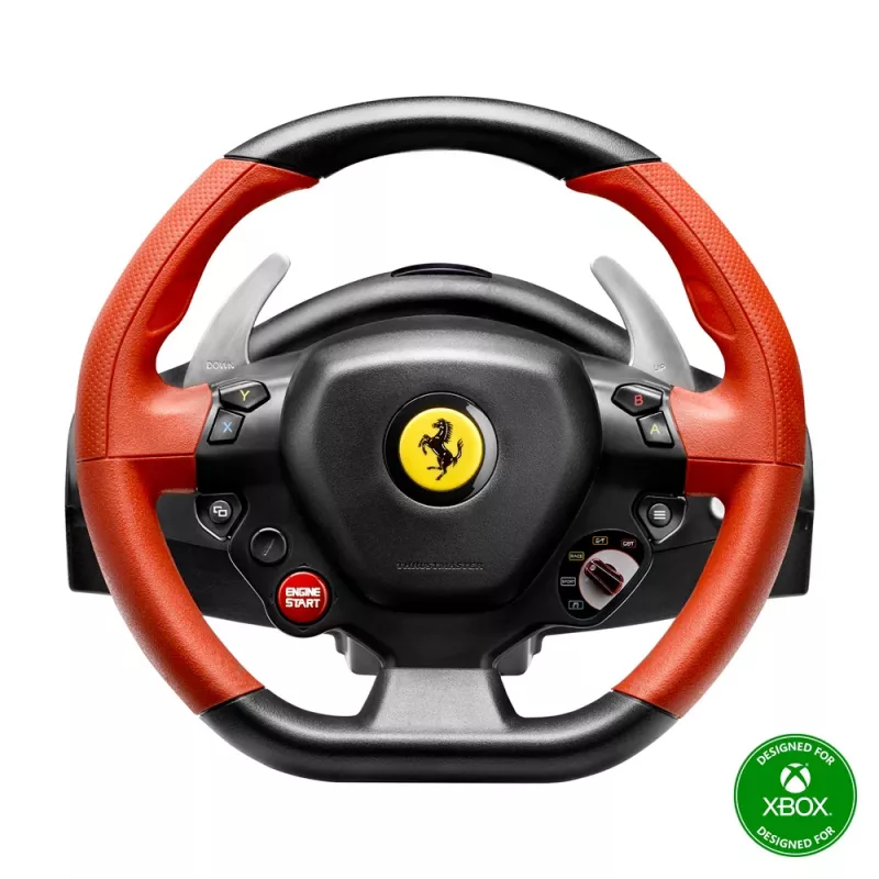 Thrustmaster Ferrari 458 Spider Must, Red USB Rool + Pedaalid Xbox One