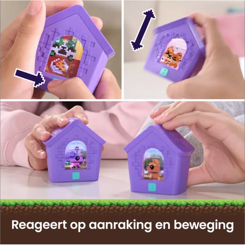 Bitzee, Doghouse interaktiivne mänguasi, 15 kutsikat sees, 3D mängutuba, reageerib puudutusele, digitaalsed lemmikloomamänguasjad lastele vanuses 5+