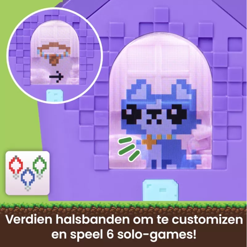 Bitzee, Doghouse interaktiivne mänguasi, 15 kutsikat sees, 3D mängutuba, reageerib puudutusele, digitaalsed lemmikloomamänguasjad lastele vanuses 5+