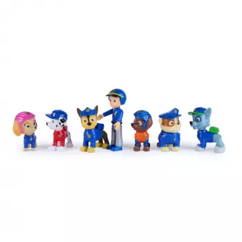 PAW Patrol Search & Rescue Team Pack 7 kogutava mängufiguuriga, sealhulgas Ryder ja 6 kutsikat, mänguasjad poistele ja tüdrukutele alates 3. eluaastast