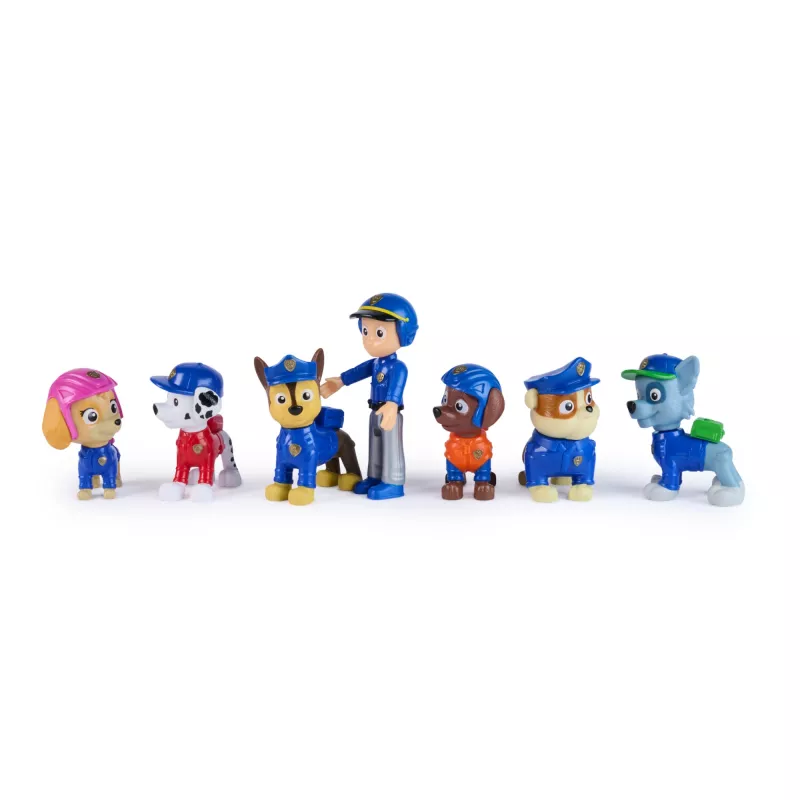 PAW Patrol Search & Rescue Team Pack 7 kogutava mängufiguuriga, sealhulgas Ryder ja 6 kutsikat, mänguasjad poistele ja tüdrukutele alates 3. eluaastast