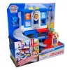 PAW Patrol : Pup Squad, Search & Rescue HQ Playset koos Chase Pup Squad Raceri, Humdingeri märulifiguuri ja kiisukaaslasega, laste mänguasjad poistele ja tüdrukutele alates 3. eluaastast