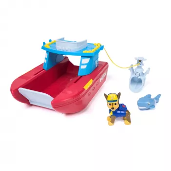 PAW Patrol'i merepatrulli sõiduk Chase'i ja haikujukesega, 2 patrullimisrežiimi, mänguasjad poistele ja tüdrukutele alates 3. eluaastast