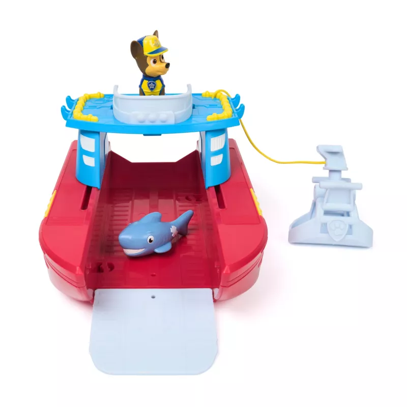 PAW Patrol'i merepatrulli sõiduk Chase'i ja haikujukesega, 2 patrullimisrežiimi, mänguasjad poistele ja tüdrukutele alates 3. eluaastast